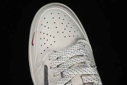 Nike Air Jordan 1 Low Supreme Travis Scott Fragment Design OG SP Grey White Sneakers