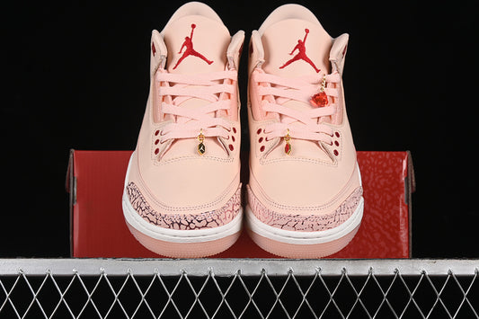 Nike Air Jordan 3 Retro Valentine's Day Pink Sneakers