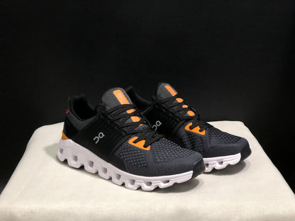 On Running Cloudswift Cushioning Running Shoes Dark Grey/Black/Orange