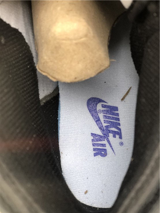Nike Air Jordan 1 Retro High OG Fragment Travis Scott Sail Blue Sneakers