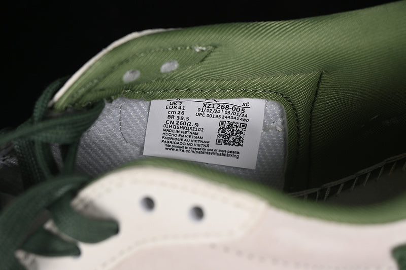 Nike Air Jordan 1 Low LV Travis Scott Fragment Design OG SP Dark Green Grey White Sneakers
