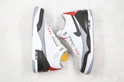 Nike Air Jordan 3 Retro Tinker NRG White Black-Fire Red Sneakers