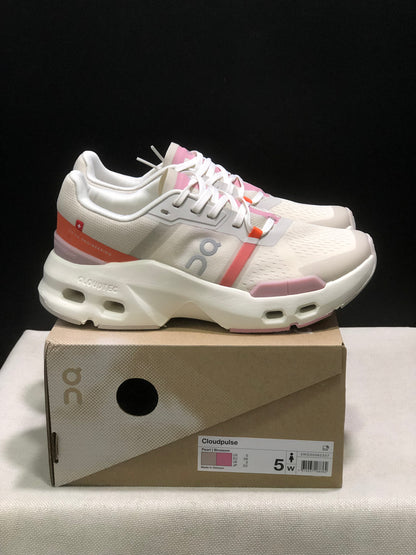 On Running Cloudpulse Comfortable Running Shoes Pearl/Blossom