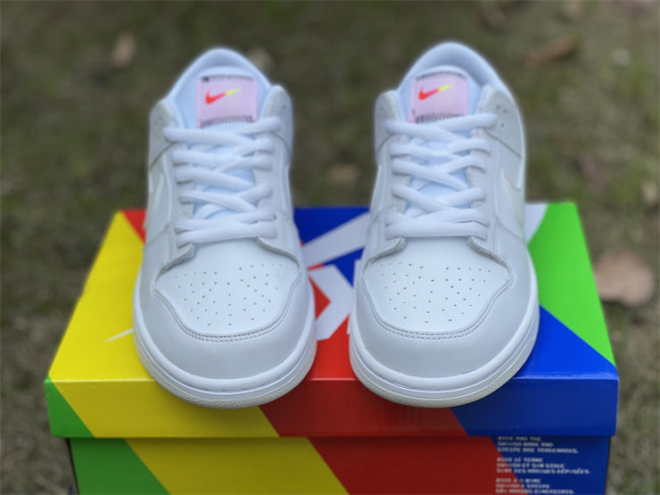 Nike SB Dunk Low Pro Be True White Rainbow Sneakers