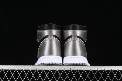 Nike Air Jordan 1 High OG Satin Shadow Black Medium Grey Sneakers