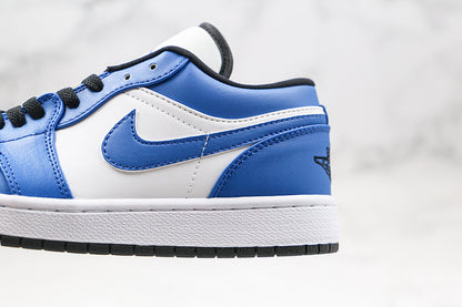 Nike Air Jordan 1 Low Blue White Sneakers