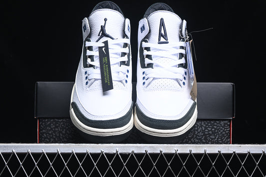 Nike Air Jordan 3 Retro OG SP Anthracite Diffused Blue White Sneakers