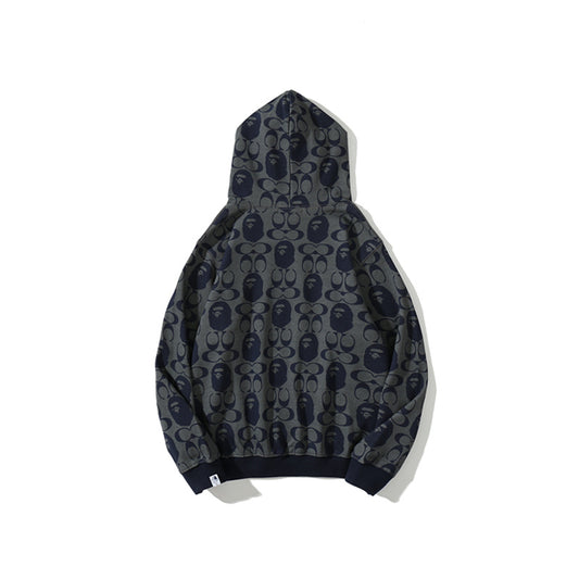 A Bathing Ape BAPE x COACH Co-Branded Hoodie Dark Blue