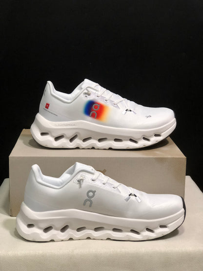 On Running Cloudtilt Durable Casual Life Shoes White/Rainbow Colors