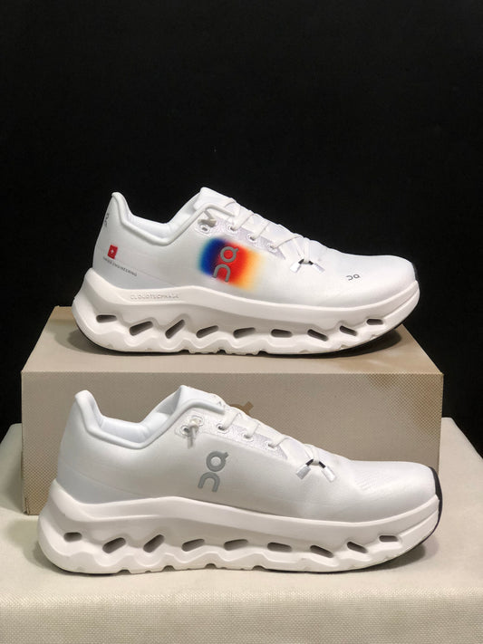On Running Cloudtilt Durable Casual Life Shoes White/Rainbow Colors