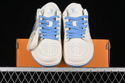 Nike Air Jordan 1 Low LV Sky Blue White Sneakers