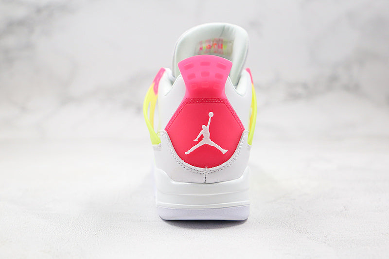 Nike Air Jordan 4 GS Retro Mid Lemon Venom Multicolor Sneakers