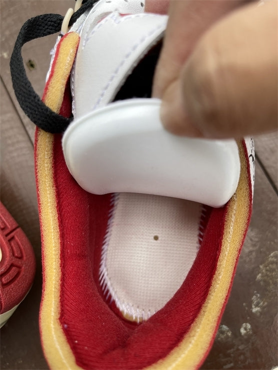 Nike Air Jordan 2 Low Off-White White And Varsity Red Sneakers