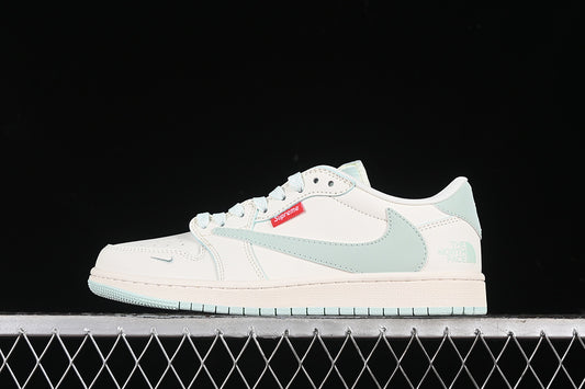 Nike Air Jordan 1 Low Travis Scott Fragment Design OG SP Mint Green White Sneakers