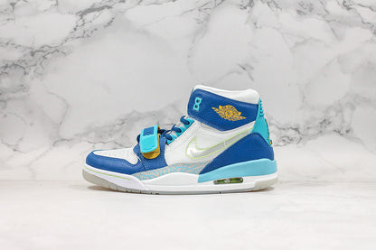 Nike Air Jordan Legacy 312 Just Fly White Blue Sneakers
