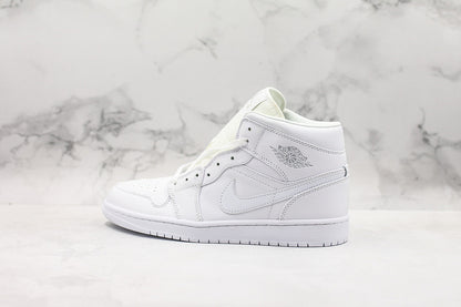 Nike Air Jordan 1 Retro High Pure White Sneakers