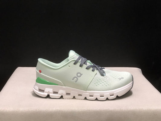 On Running Cloud X4 Comfortable Running Shoes Aloe/Honeydew