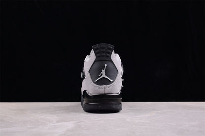 Nike Air Jordan 4 Retro LightI Iron Ore Sail Neutral Grey Black Sole Sneakers