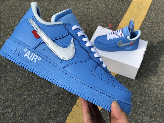 Nike Air Force 1 Low Off-White MCA University Blue Sneakers