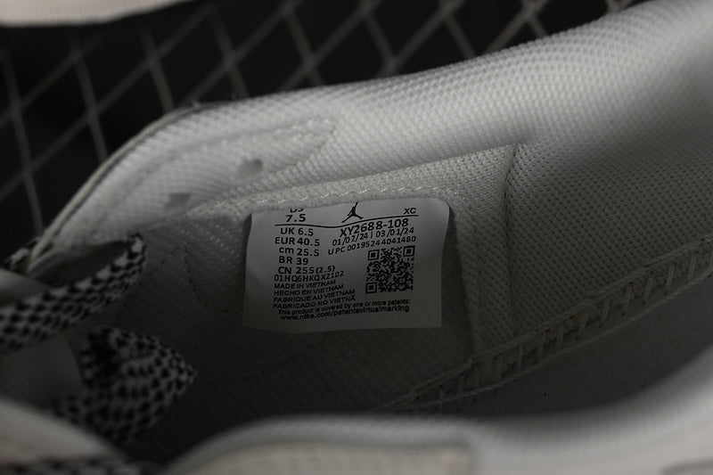 Nike Air Jordan 1 Low DIOR Travis Scott Fragment Design White Grey Black Sneakers