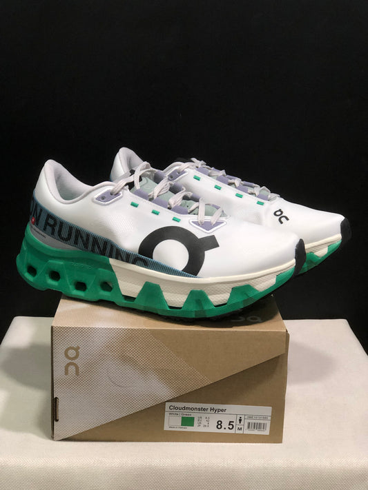 On Running Cloudmonster Hyper Running Shoes White/Green