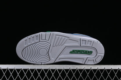 Nike Air Jordan Legacy 312 Low White Wolf Grey Pine Green Sneakers