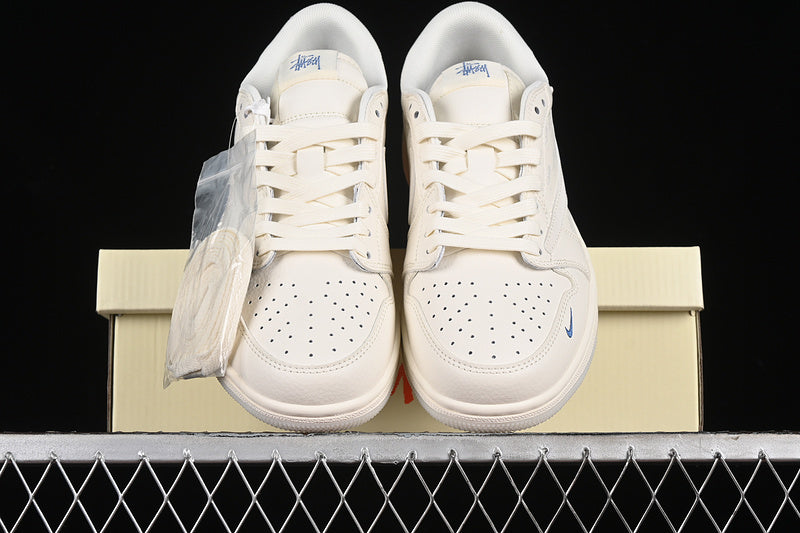 Nike Air Jordan 1 Low OG SP Off-White Travis Scott Fragment Design White Sneakers