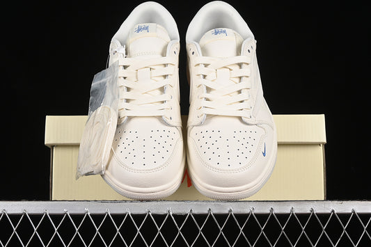 Nike Air Jordan 1 Low OG SP Off-White Travis Scott Fragment Design White Sneakers