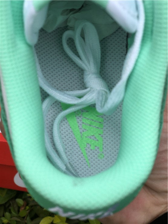 Nike Dunk Low Retro Green Glow White Sneakers