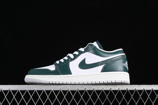 Nike Air Jordan 1 Low White Sail Oxidized Green Sneakers
