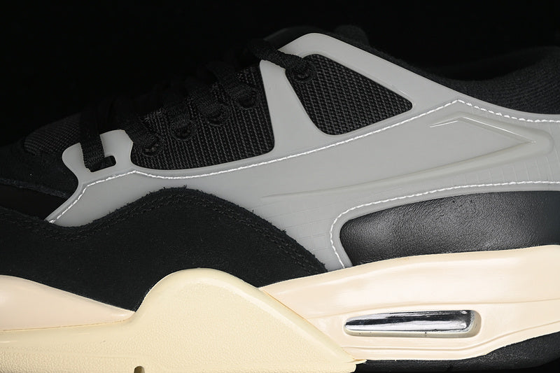 Nike Air Jordan 4 Remastered Black Sail Coconut Milk Sneakers