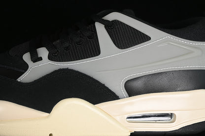 Nike Air Jordan 4 Remastered Black Sail Coconut Milk Sneakers