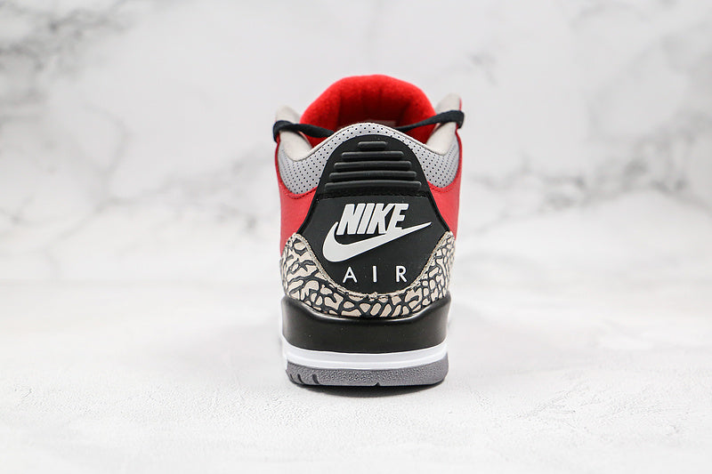 Nike Air Jordan 3 Retro Unite Fire Red Sneakers