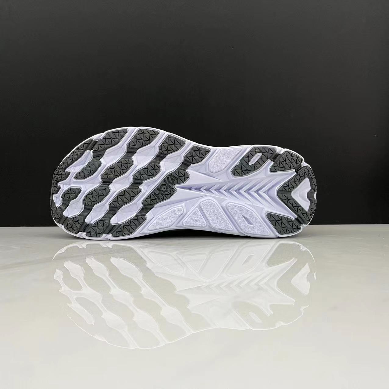 Hoka One One Clifton 8 Fashion Shoes Shock-absorbing Sneakers Light Gray