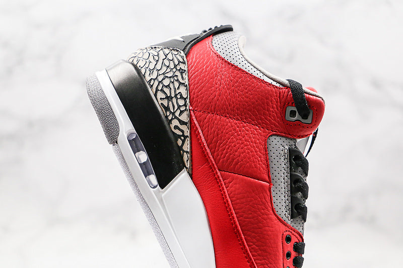 Nike Air Jordan 3 Retro Unite Fire Red Sneakers