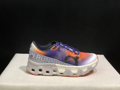 On Running Cloudmonster Hyper Running Shoes Flame/Purple/Frost