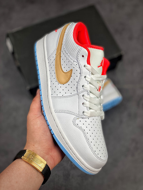 Nike Air Jordan 1 Low SE White Seseam Sneakers