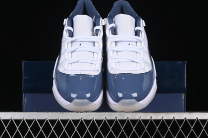 Nike Air Jordan 11 Low Midnight Navy White Sneakers