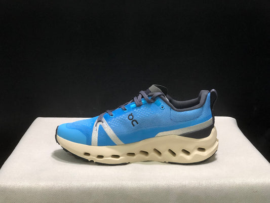 On Running Cloudsurfer Trail Waterproof Comfortable And Breathable Blue Running Shoes