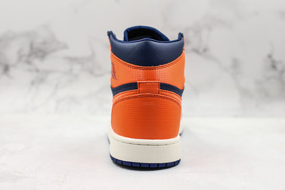 Nike Air Jordan 1 Retro High Royal Blue Orange Sneakers