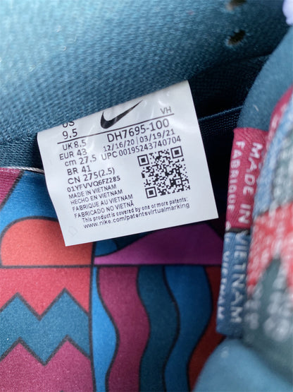 Nike SB Dunk Low Parra Blue Red Mandarin Duck Shoes