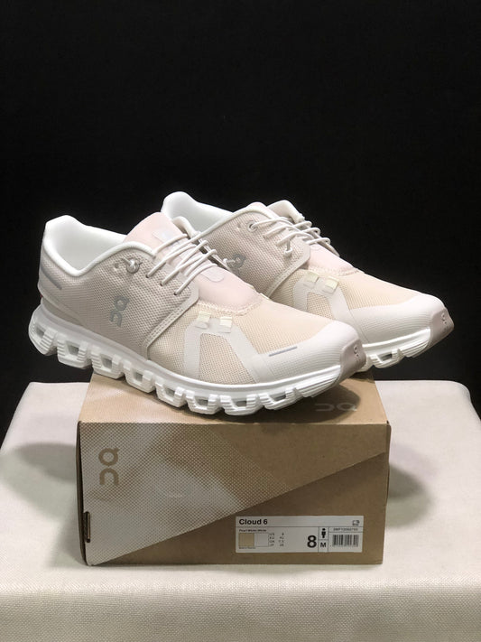 On Running Cloud 6 Casual Life Shoes Pearl White