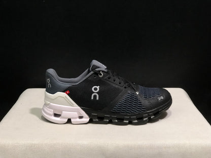On Running Cloudflyer Black/White Shock-Absorbing Running Shoes