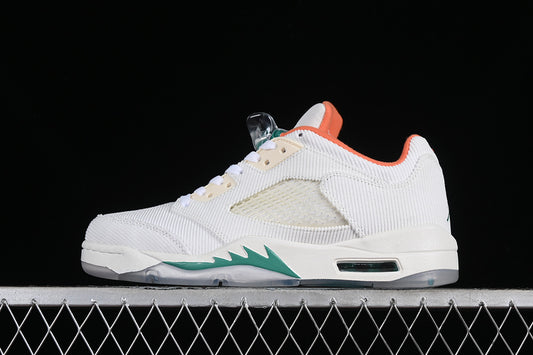 Nike Air Jordan 5 Low Golf NRG Lucky Good Sail Neptune Green White Sneakers