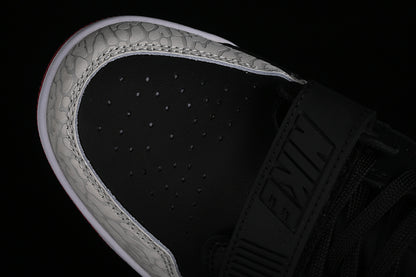 Nike Air Jordan Legacy 312 Low Black Gym Cement Grey Red Sole Sneakers
