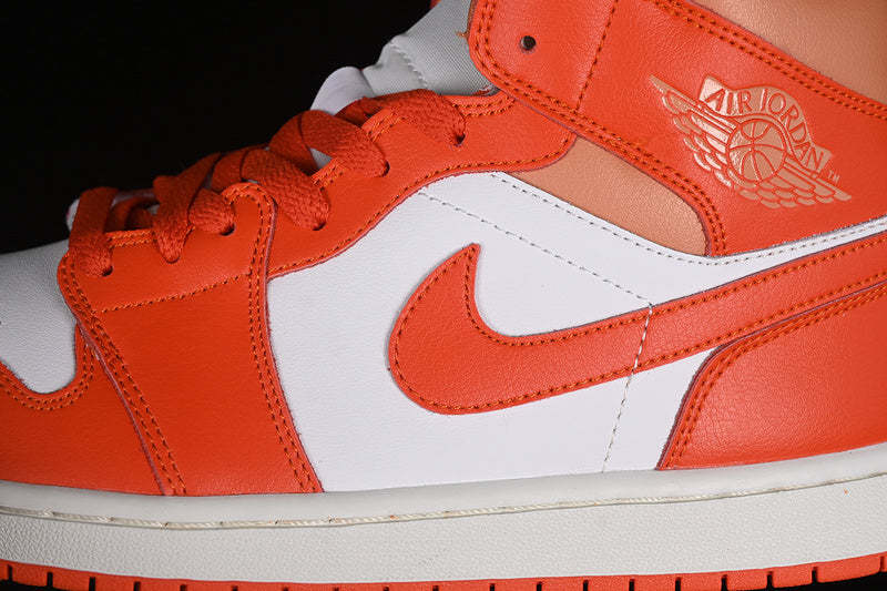 Nike Air Jordan 1 High White Orange Sneakers