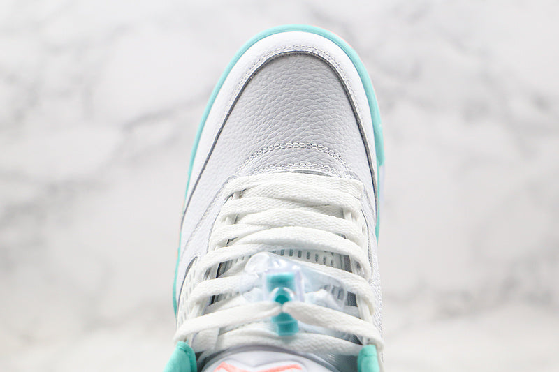 Nike Air Jordan 5 Retro Light Aqua Light Green White Sneakers