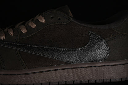 Nike Air Jordan 1 Low OG Travis Scott Dark Mocha Brown Sneakers