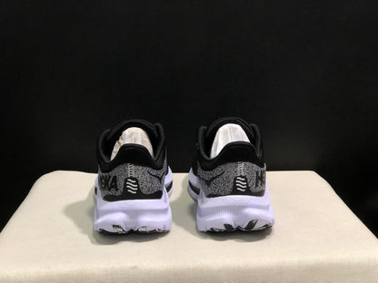 Hoka One One Kawana Cushioning Comfortable Gym Running Shoes Sneakers Black/White