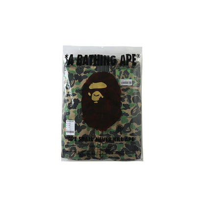 A Bathing Ape BAPE Shark Head Camouflage Double Hoodie Green